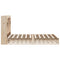vidaXL Bookcase Bed without Mattress 160x200 cm Solid Wood Pine