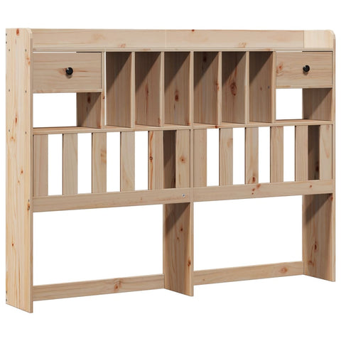 vidaXL Bookcase Bed without Mattress 160x200 cm Solid Wood Pine