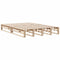 vidaXL Bookcase Bed without Mattress 160x200 cm Solid Wood Pine