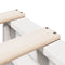 vidaXL Bookcase Bed without Mattress White 160x200 cm Solid Wood Pine