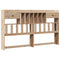 vidaXL Bookcase Bed without Mattress 180x200 cm Super King Solid Wood Pine