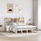 vidaXL Bookcase Bed without Mattress 180x200 cm Super King Solid Wood Pine