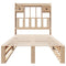 vidaXL Bookcase Bed without Mattress 90x190 cm Single Solid Wood Pine