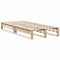 vidaXL Bookcase Bed without Mattress 90x190 cm Single Solid Wood Pine