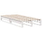 vidaXL Bookcase Bed without Mattress White 90x190 cm Single Solid Wood Pine