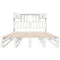 vidaXL Bookcase Bed without Mattress White 140x190 cm Solid Wood Pine