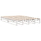 vidaXL Bookcase Bed without Mattress White 140x190 cm Solid Wood Pine