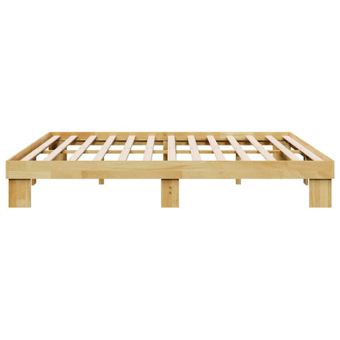 vidaXL Bed Frame without Mattress 180x200 cm Solid Wood Oak