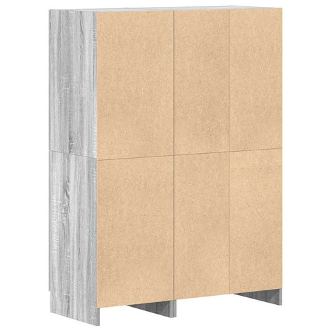 vidaXL 2 Piece Kitchen Cabinet Set Grey Sonoma Engineered Wood