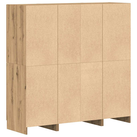 vidaXL 3 Piece Kitchen Cabinet Set Artisian Oak Engineered Wood