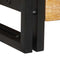 vidaXL Console Table with Drawer 2 pcs Brown Solid rough mango wood