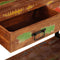 vidaXL Console Tables with Drawer with Shelf Other 2 pcs Multicolour Solid Reclaim wood