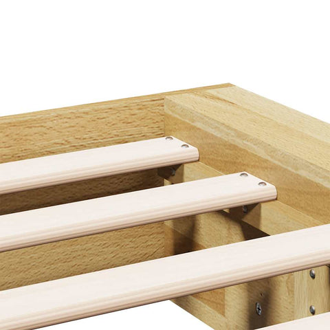 vidaXL Bed Frame without Mattress 80x200 cm Solid Wood Oak