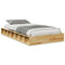 vidaXL Bed Frame without Mattress 100x200 cm Solid Wood Oak