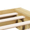 vidaXL Bed Frame without Mattress 100x200 cm Solid Wood Oak