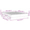 vidaXL Bed Frame without Mattress 140x200 cm Solid Wood Oak