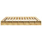 vidaXL Bed Frame without Mattress 200x200 cm Solid Wood Oak