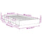 vidaXL Bed Frame without Mattress 90x190 cm Solid Wood Oak
