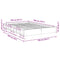 vidaXL Bed Frame without Mattress 120x190 cm Solid Wood Oak