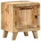 vidaXL Bedside Cabinet 40x32x46 cm Solid Wood Rough Mango