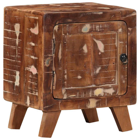 vidaXL Bedside Cabinet 40x32x46 cm Solid Wood Reclaimed