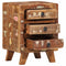 vidaXL Bedside Cabinet 2 pcs 37x32x50 cm Solid Wood Reclaimed