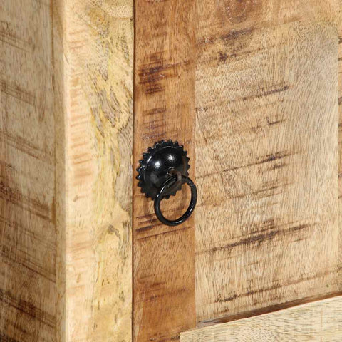 vidaXL TV Cabinet 105x46x32 cm Solid Wood Rough Mango