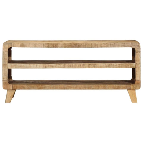 vidaXL TV Cabinet 105x46x32 cm Solid Wood Rough Mango