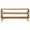 vidaXL TV Cabinet 105x46x32 cm Solid Wood Rough Mango
