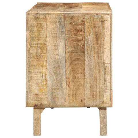 vidaXL TV Cabinet 105x46x32 cm Solid Wood Rough Mango