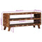 vidaXL TV Cabinet 105x46x32 cm Solid Wood Reclaimed