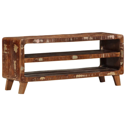 vidaXL TV Cabinet 105x46x32 cm Solid Wood Reclaimed