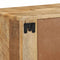 vidaXL Wall-mounted TV Cabinet 100x32x25 cm Solid Wood Rough Mango