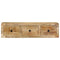 vidaXL Wall-mounted TV Cabinet 100x32x25 cm Solid Wood Rough Mango