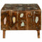 vidaXL Coffee Table Multicolour 90 x 50 x 35 cm Solid reclaimed wood