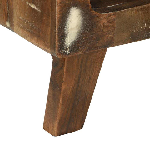 vidaXL Coffee Table Multicolour 50 x 50 x 35 cm Solid reclaimed wood