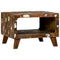vidaXL Coffee Table Multicolour 50 x 50 x 35 cm Solid reclaimed wood