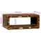 vidaXL TV Cabinet with Shelf Multicolour Solid Reclaim wood
