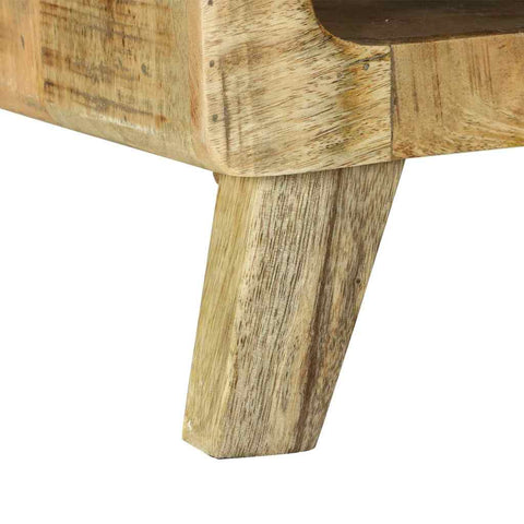 vidaXL Coffee Table Brown 90 x 50 x 35 cm Solid rough mango wood