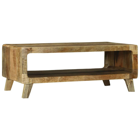 vidaXL Coffee Table Brown 90 x 50 x 35 cm Solid rough mango wood