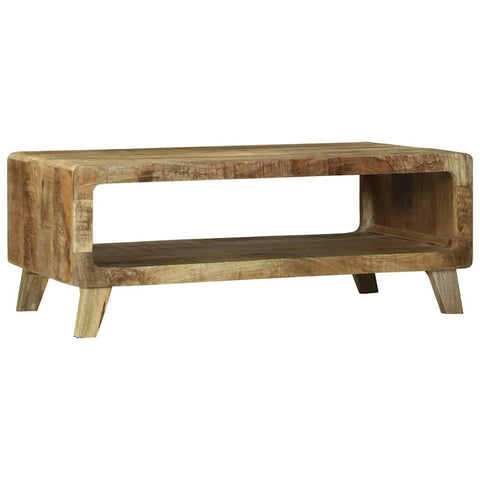 vidaXL Coffee Table Brown 90 x 50 x 35 cm Solid rough mango wood