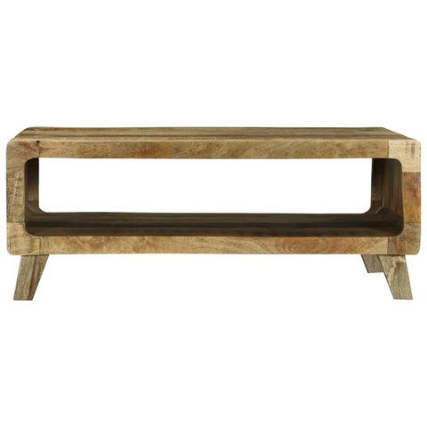 vidaXL Coffee Table Brown 90 x 50 x 35 cm Solid rough mango wood