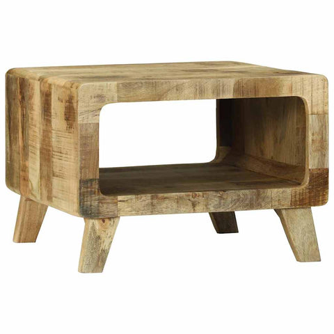 vidaXL Coffee Table Brown 50 x 50 x 35 cm Solid rough mango wood