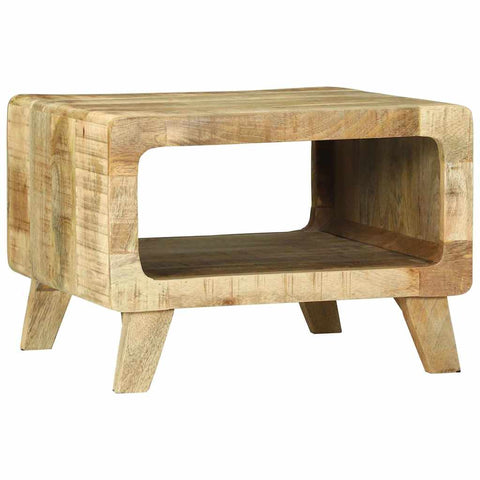 vidaXL Coffee Table Brown 50 x 50 x 35 cm Solid rough mango wood