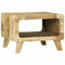 vidaXL Coffee Table Brown 50 x 50 x 35 cm Solid rough mango wood