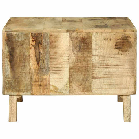 vidaXL Coffee Table Brown 50 x 50 x 35 cm Solid rough mango wood