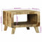 vidaXL Coffee Table Brown 50 x 50 x 35 cm Solid rough mango wood