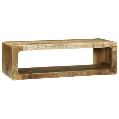 vidaXL TV Cabinet with Shelf with Storage Brown Solid Mango wood