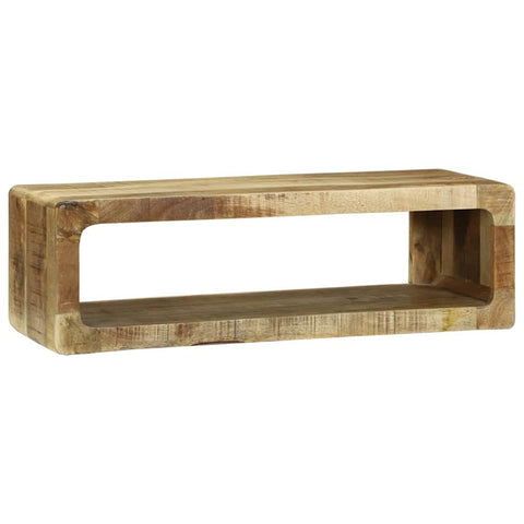 vidaXL TV Cabinet with Shelf with Storage Brown Solid Mango wood