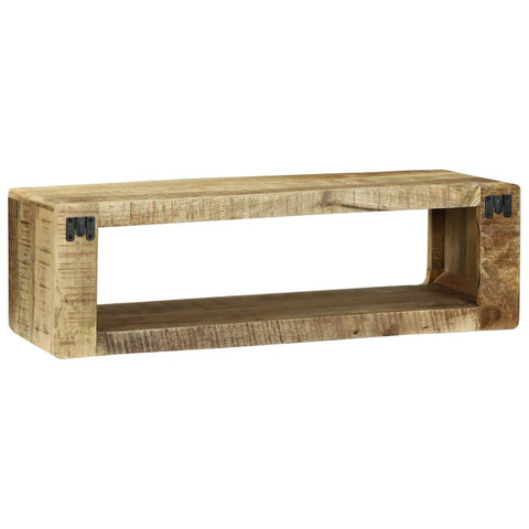 vidaXL TV Cabinet with Shelf with Storage Brown Solid Mango wood